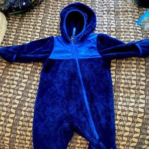 North face infant fleece one piece